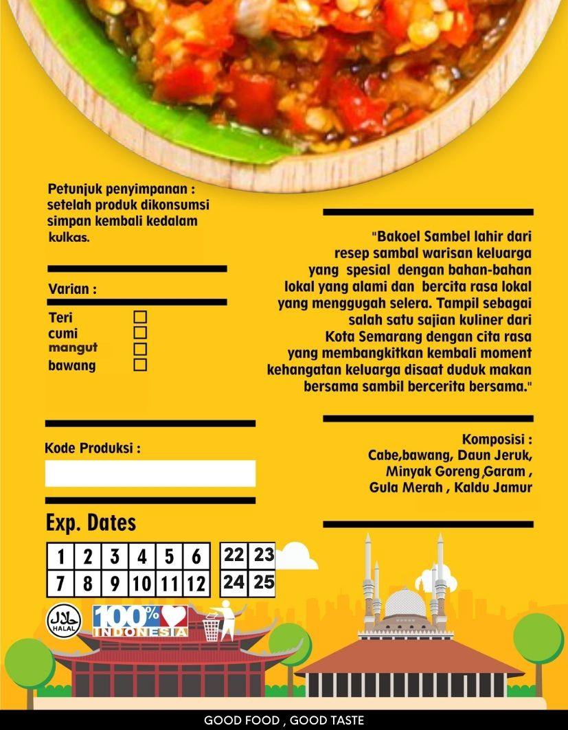 Packaging - Bakoel Sambel