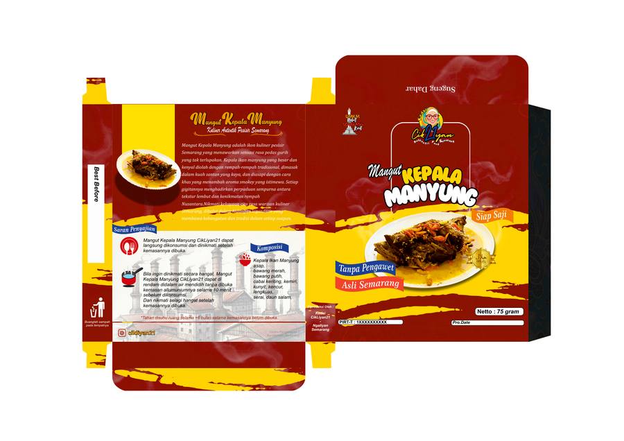 Packaging Mangut Kepala Manyung