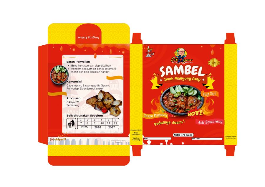Packaging Sambel Manyung